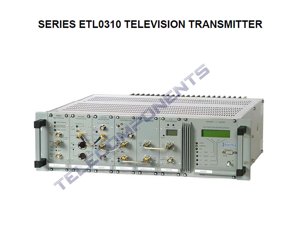 2Kw 2000 w watt EUROTEL TV Transmitter NTSC/Pal Analog transmisor 380V 3phase