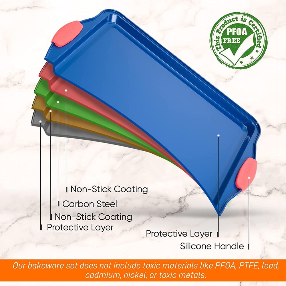 Nutrichef BKNCSBSBL3MEDCS Medium Cookie Sheet