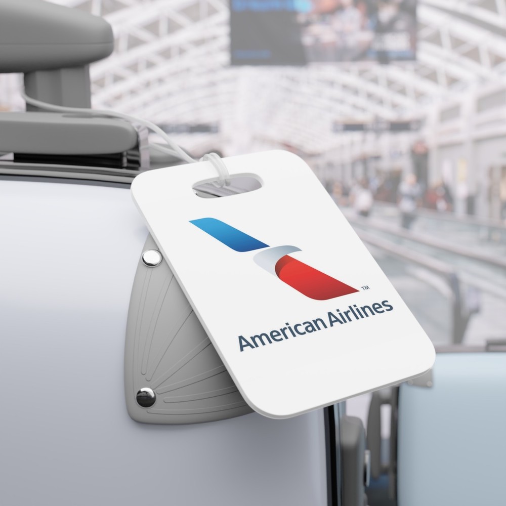 American Airlines with Eagle Luggage Tags
