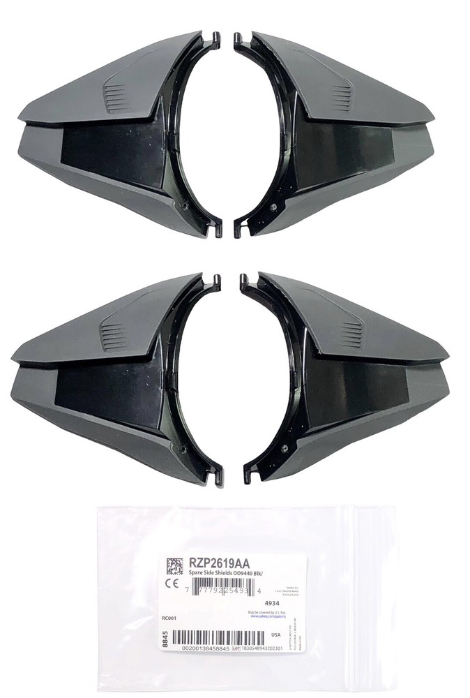 Oakley Clifden OO9440 Black Gray Protective Replacement Side Shields ( 2 Pack)