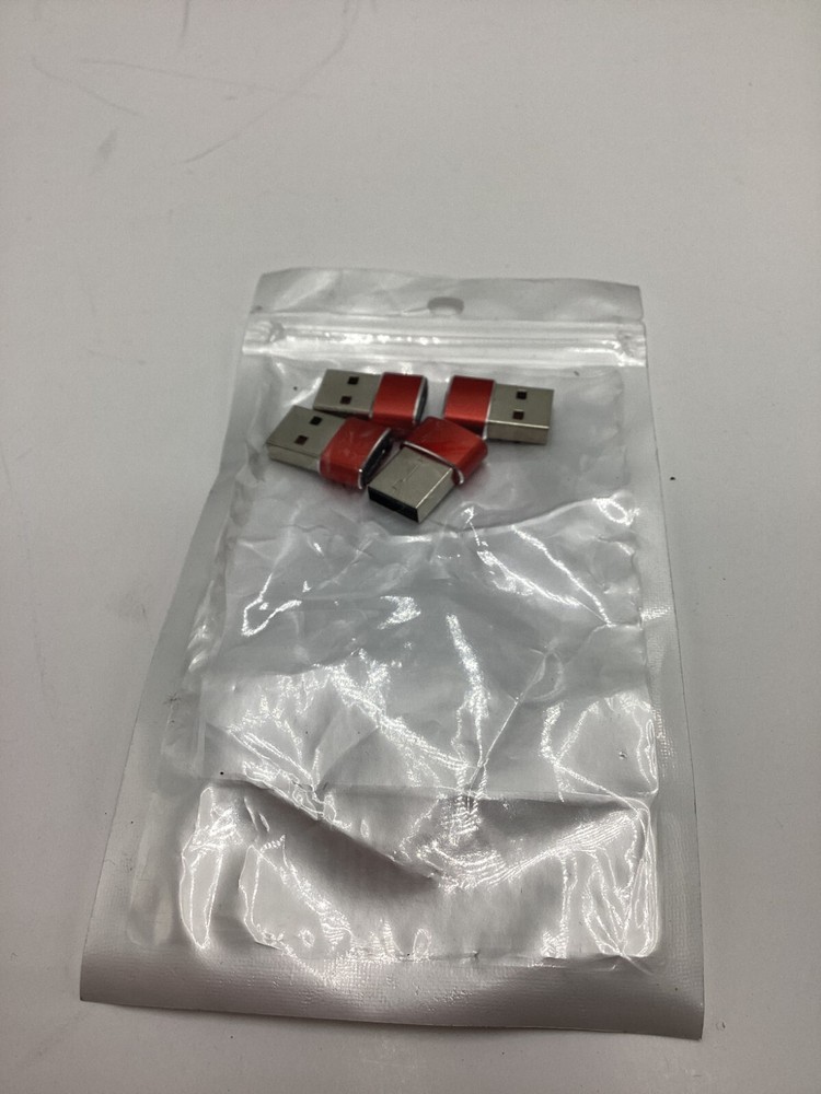 (QTY 4) USB Converter Red, Model KST-0001 Input 5V