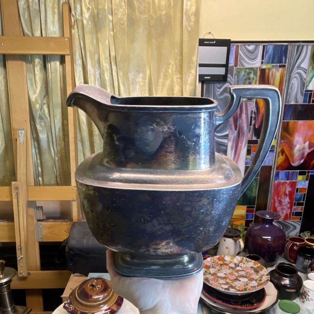 Reed & Barton Antique Silverplate Pitcher 0148-H