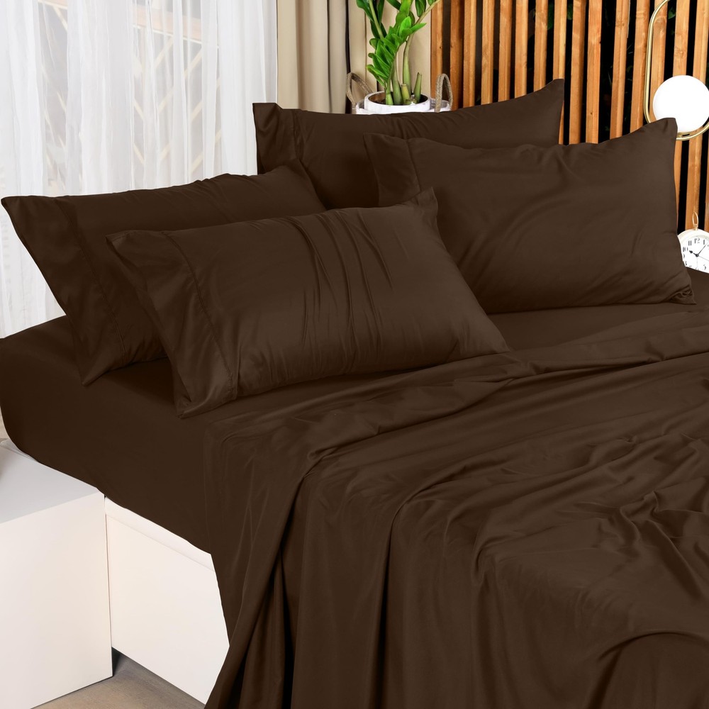 Utopia Bedding King Bed Sheets Set - 4 Piece Bedding - Brushed Microfiber - S...