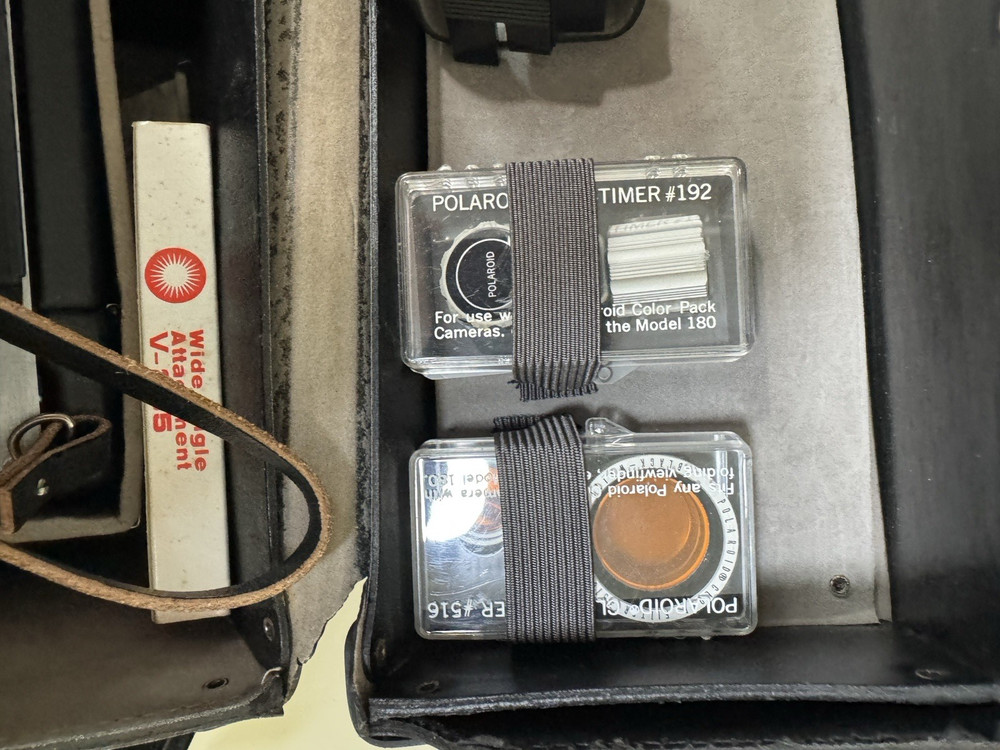 Vintage Polaroid Automatic 250 Land Camera + Accessories SHIPS SAME DAY