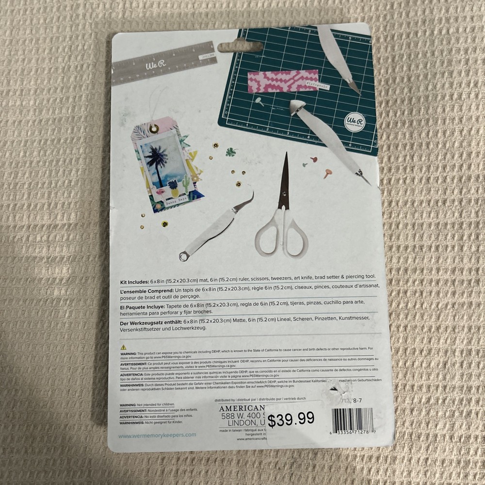 We R Memory Keepers 71278 Mini Tool Kit-6pcs