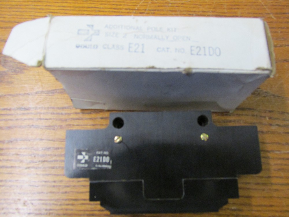 NEW NOS Gould E21D0 Adder Pole Kit Additional Pole Kit Size 2 Normally Open