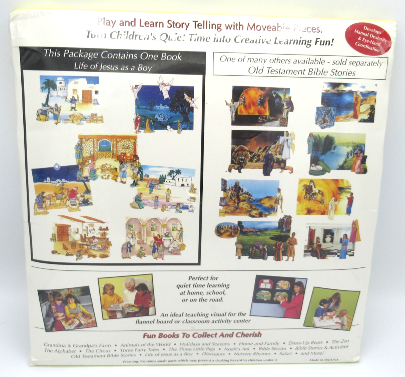 Betty Lukens Felt Book Activity Kit LIFE OF JESUS AS A BOY Sealed Package NEW