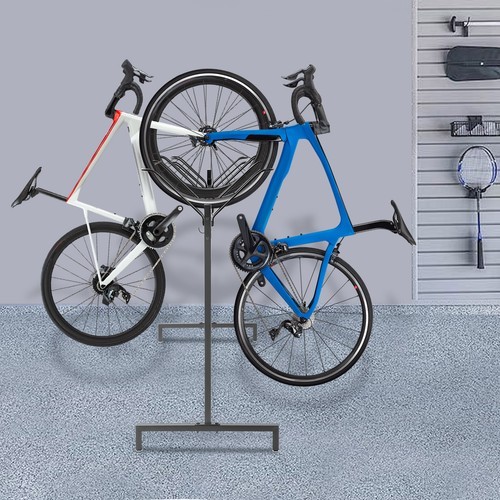 5-Slot Bike Organizer Bicycle Parking Rack Bicycle Storage Holder Floor Stand