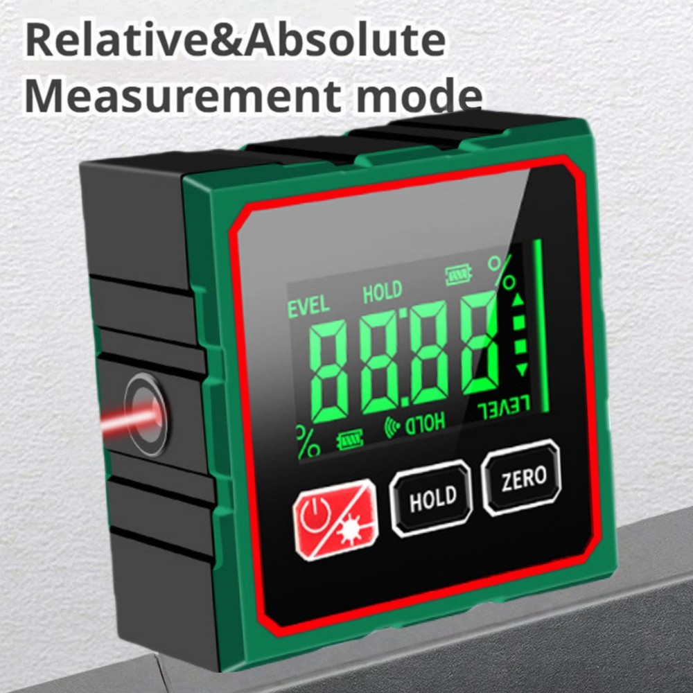 For Workshop Use Digital Angle Finder 4 Side Strong Magnetic Tool Professional