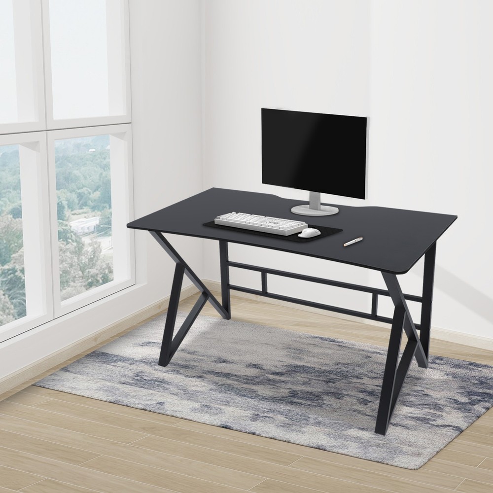 Spacious Ergonomic Computer Desk for Home Office and Gaming Setup