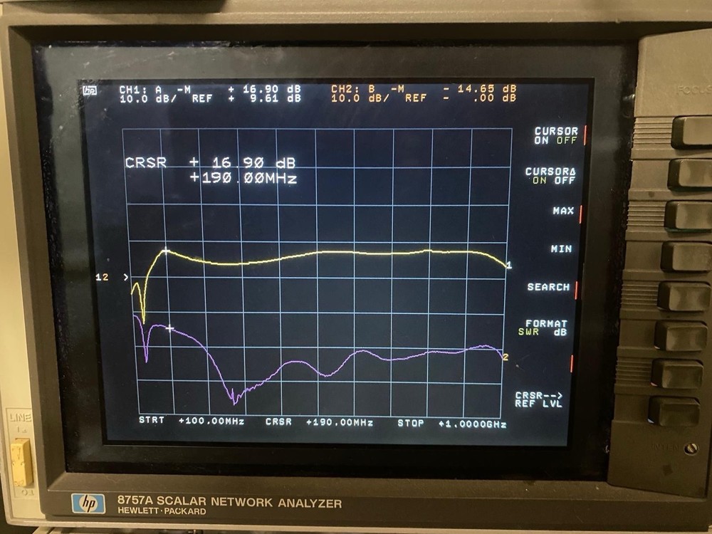 UHF AMPLIFIER 400Wmax PTF A43002E Card - Pallet 190-930 Mhz Gain 16 Db 32v