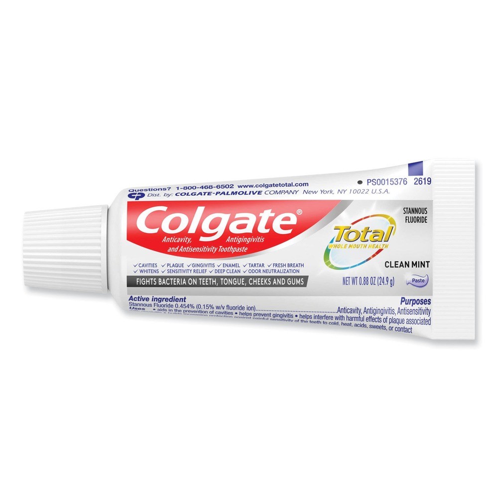 Colgate 45986 Total 0.88 oz Toothpaste - Coolmint (24/CT) New