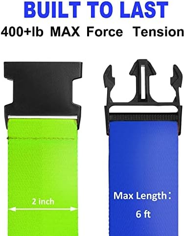 TSA Approved Luggage Straps 4 Pack Mixed Colors
