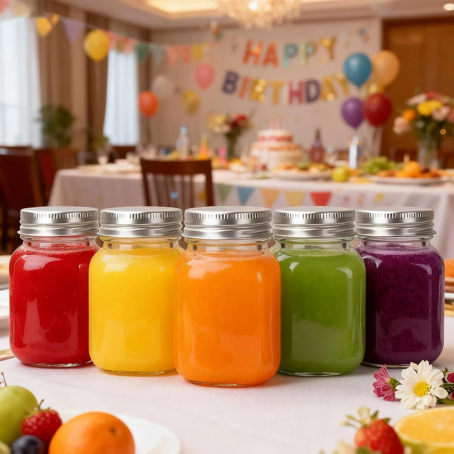 2 Oz Glass Mason Jars Silver Lids 30 Pack Small Glass Jars Mini Spice Jars Honey