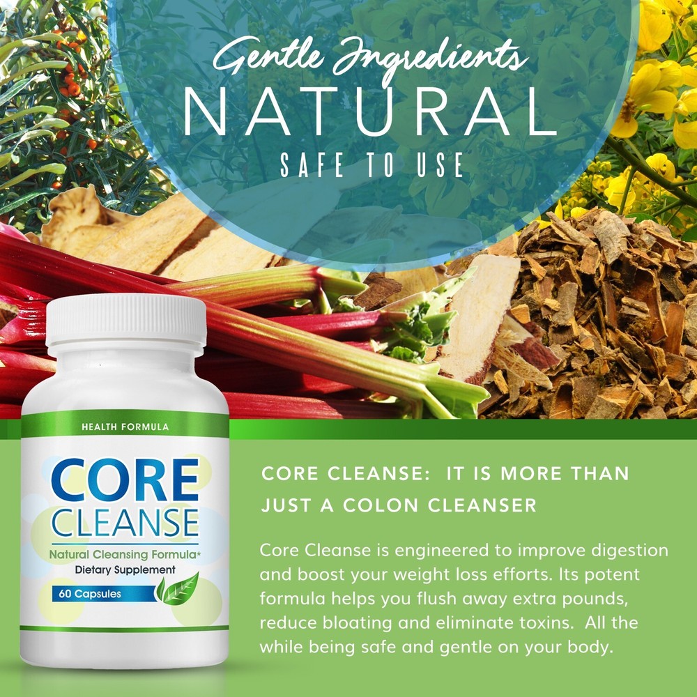 Core Cleanse - Colon Cleansing Supplement for a Flat Belly | Natural