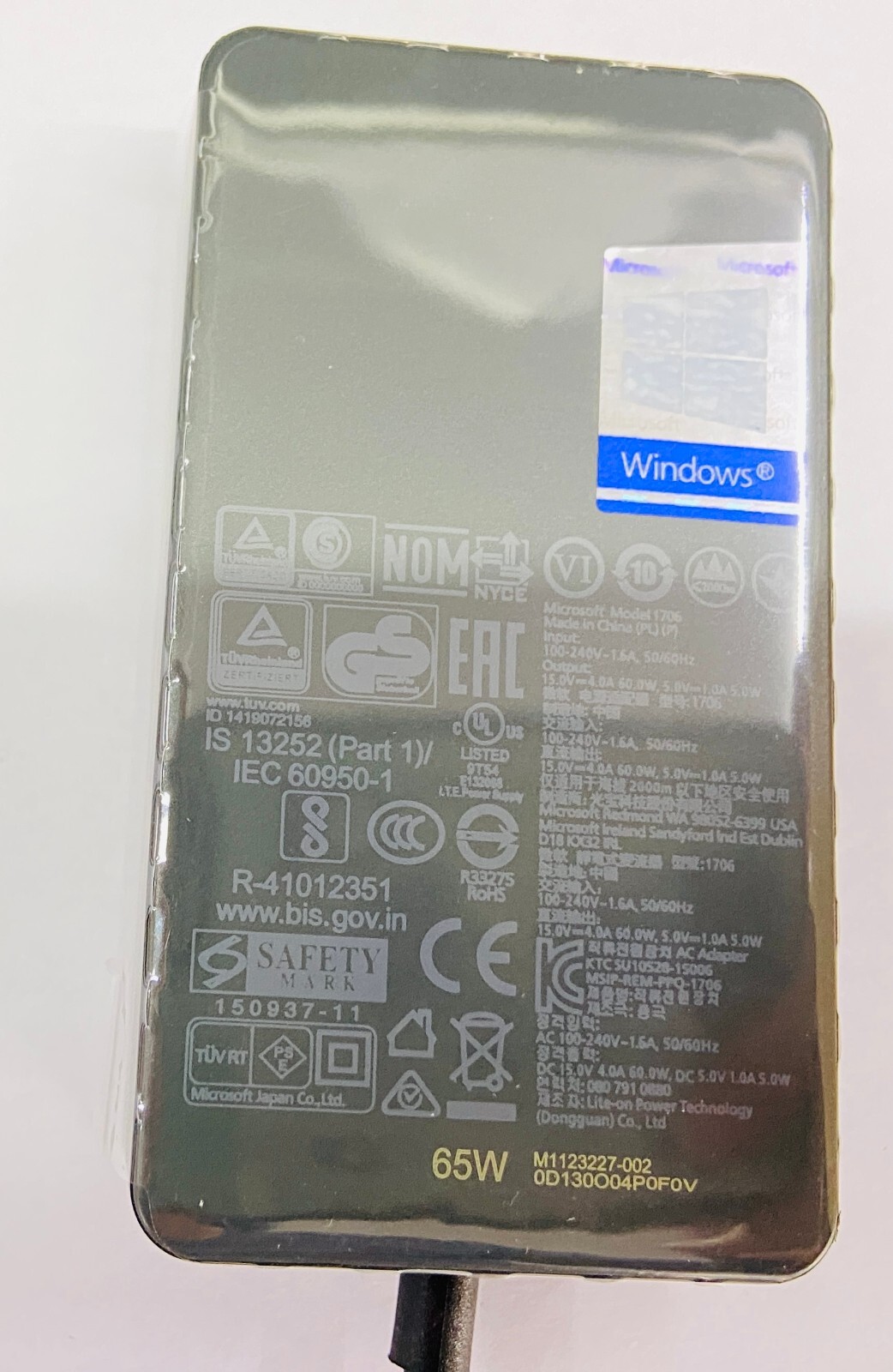 Genuine 65W Surface Pro Charger For Surface Pro 9/8/7/6/5/4/3/X Surface Go 3/2/1