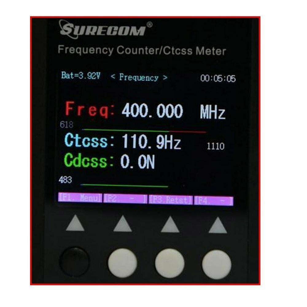 SURECOM SF401 PLUS Frequency Counter for Radio Transceiver CTCSS/DCS Decoder