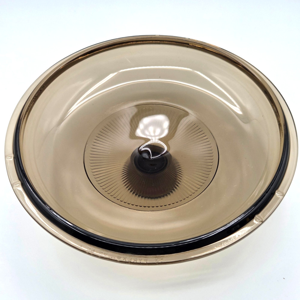 PYREX Vision Amber V2.5C Corning Replacement Lid Vintage