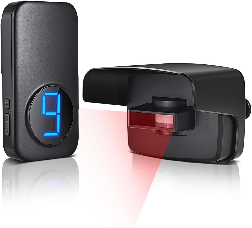 Expandable Wireless Motion Sensor Alarm - Waterproof for Outdoor Use