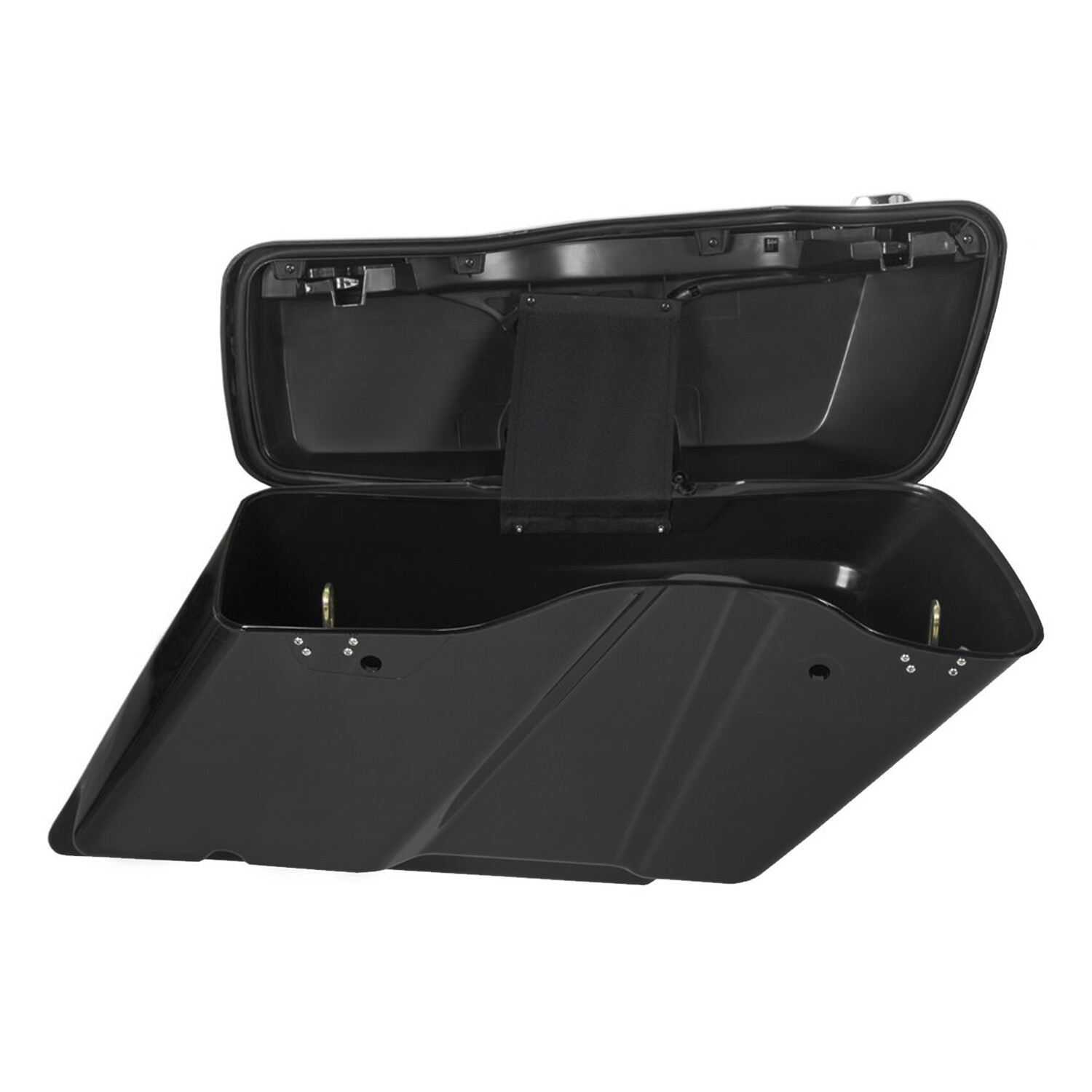 5" Stretched Extended Hard Saddlebags For Harley Touring Road Street Glide 93-13