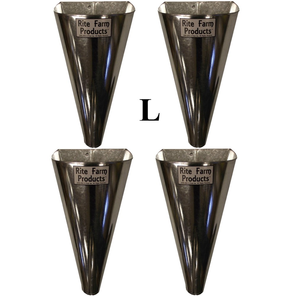 4 PACK-LARGE- RESTRAINING KILLING KILL PROCESSING CONES FOR POULTRY CHICKEN FOWL