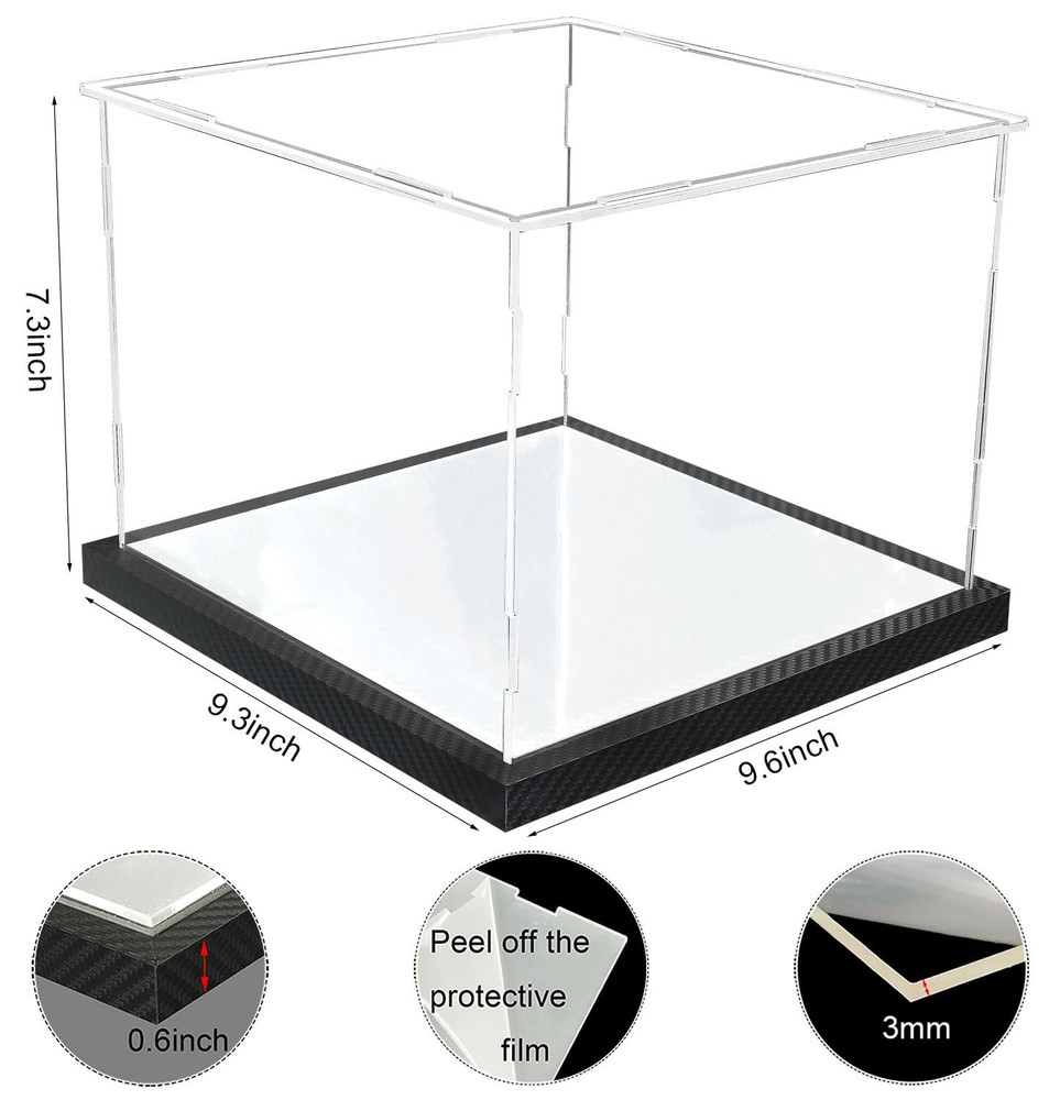 Clear Hat Display Case Acrylic Baseball Cap Holder Case,