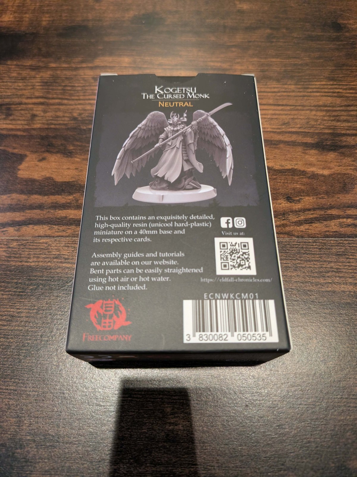 Eldfall Chronicles: Kogetsu - Cursed Monk Miniature Character Expansion NEW