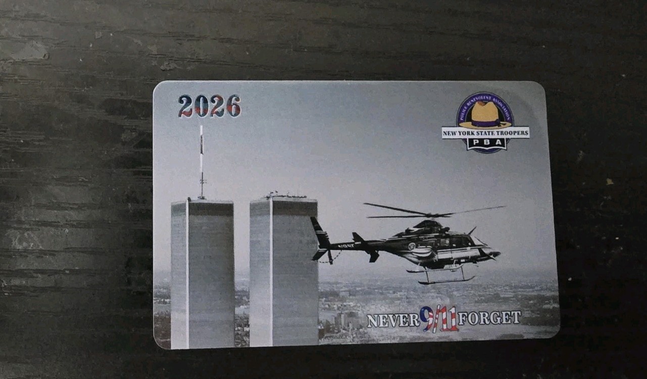 New York State Trooper Card Twenty Twenty Six. Not PBA. Genuine Mint...