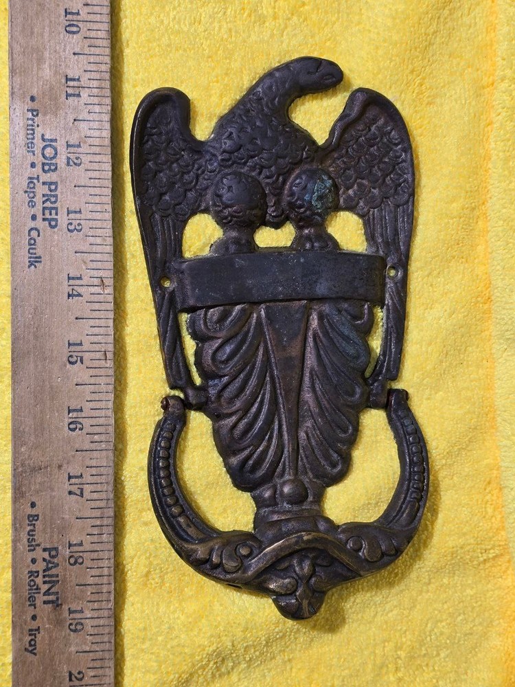 Vintage Cast Iron Eagle Door Knocker