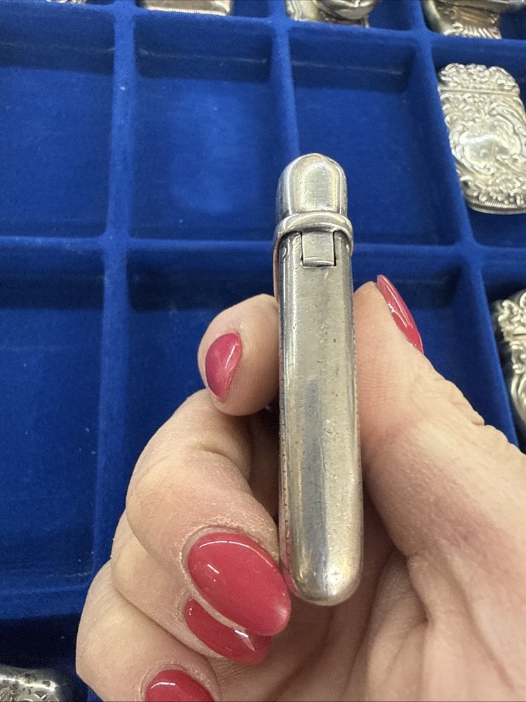 Antique Sterling Silver match safe