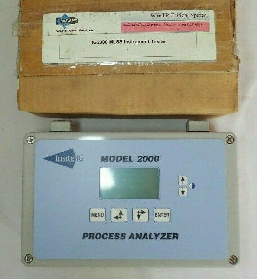 InsiteIG MODEL 2000 DUAL CHANNEL PROCESS ANALYZER IIG2000 NEW