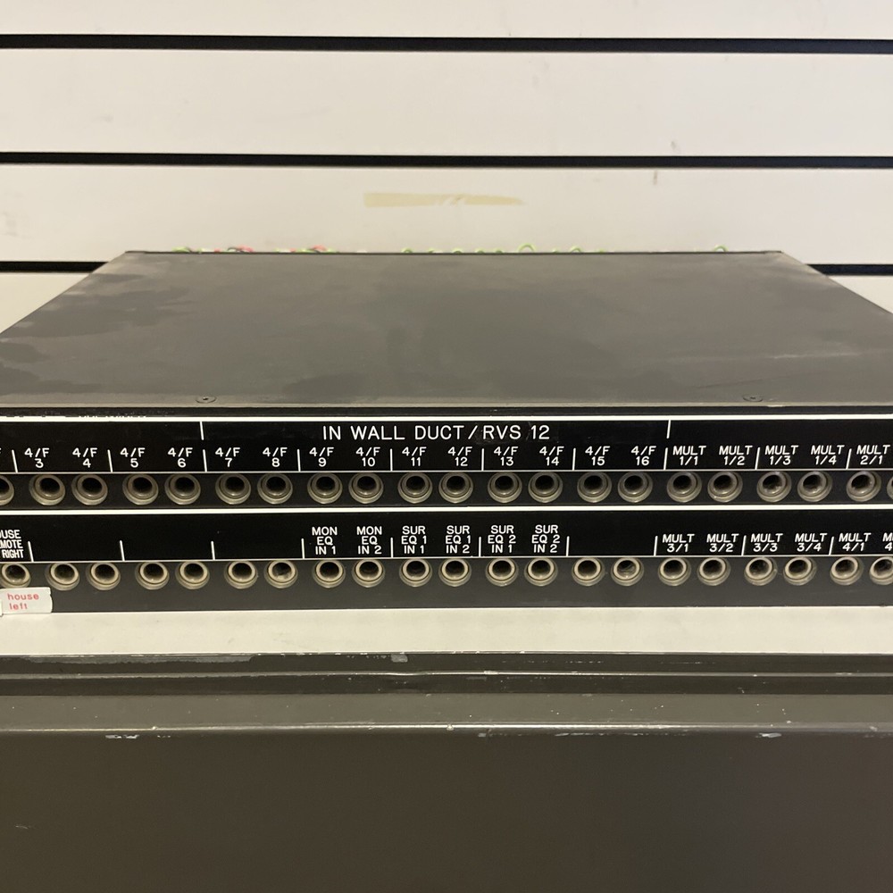24x2 Audio Patch Bay Panel Rack Mount - COMMUNICATIONS CORPORATION - VERSAPATCH