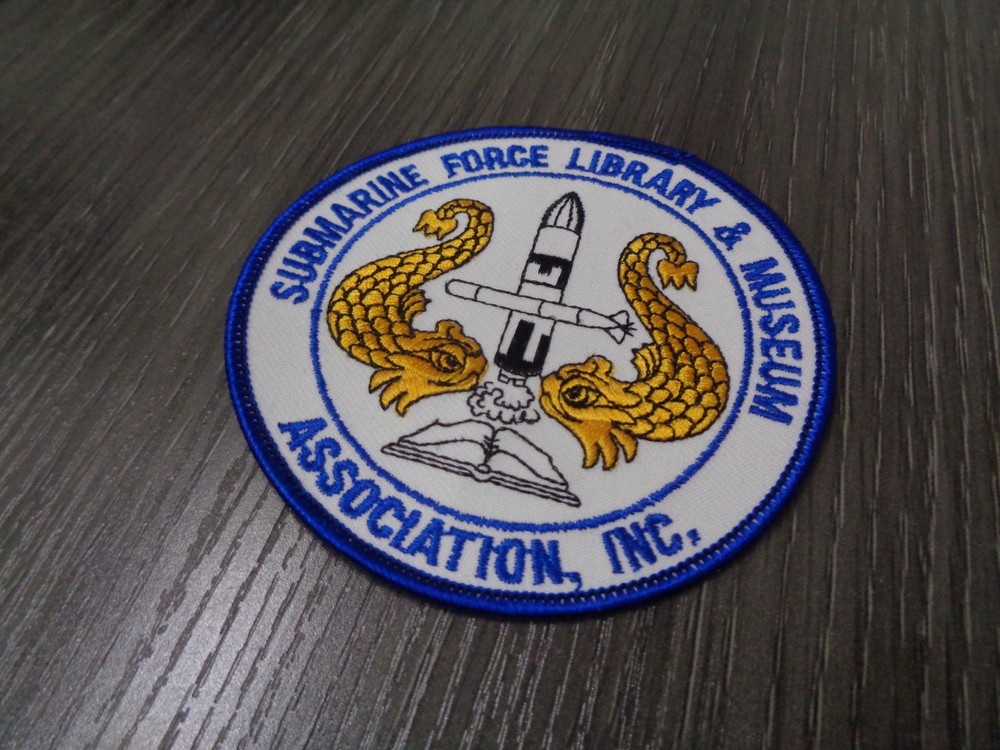 SUBMARINE FORCE LIBRARY AND MUSEUM ASSOCIATION, INC. 4" PATCH