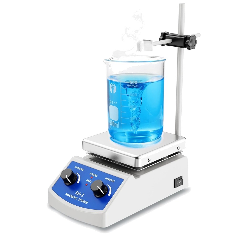 Magnetic Hot Plate Stirrer - Dual Control Design