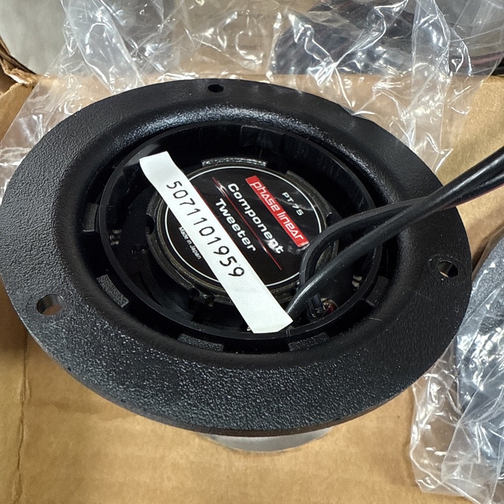 Phase Linear PT75 Old School Car Audio Component Tweeter System 087-20480 NOS