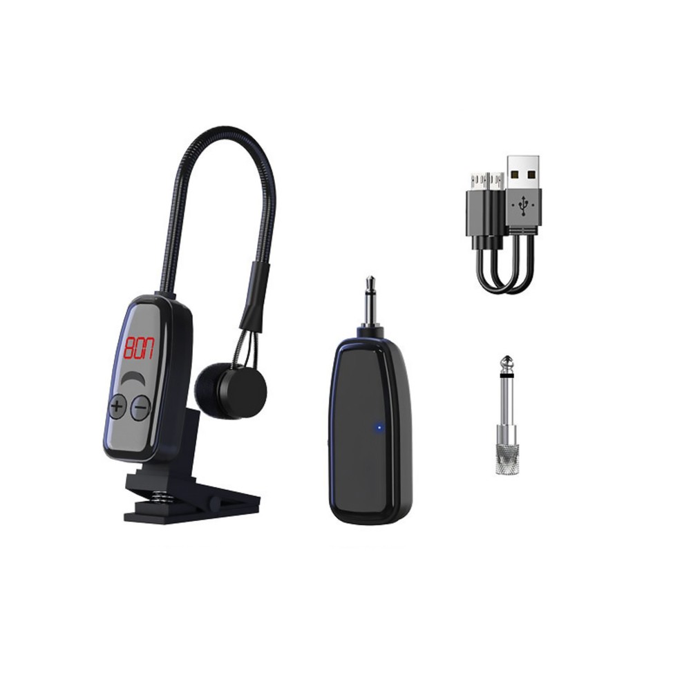 Microphone with Receiver Transmitter 50M Range Wireless For Trumpet Saxophone