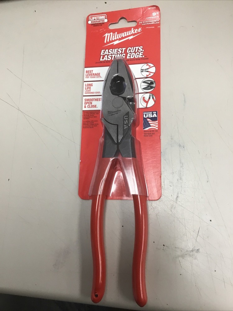 Milwaukee 9” Lineman’s Pliers MT500