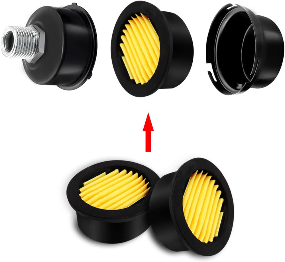 4Pcs Air Compressor Replacement Filter Elements,Air Compressor Intake Paper Filt