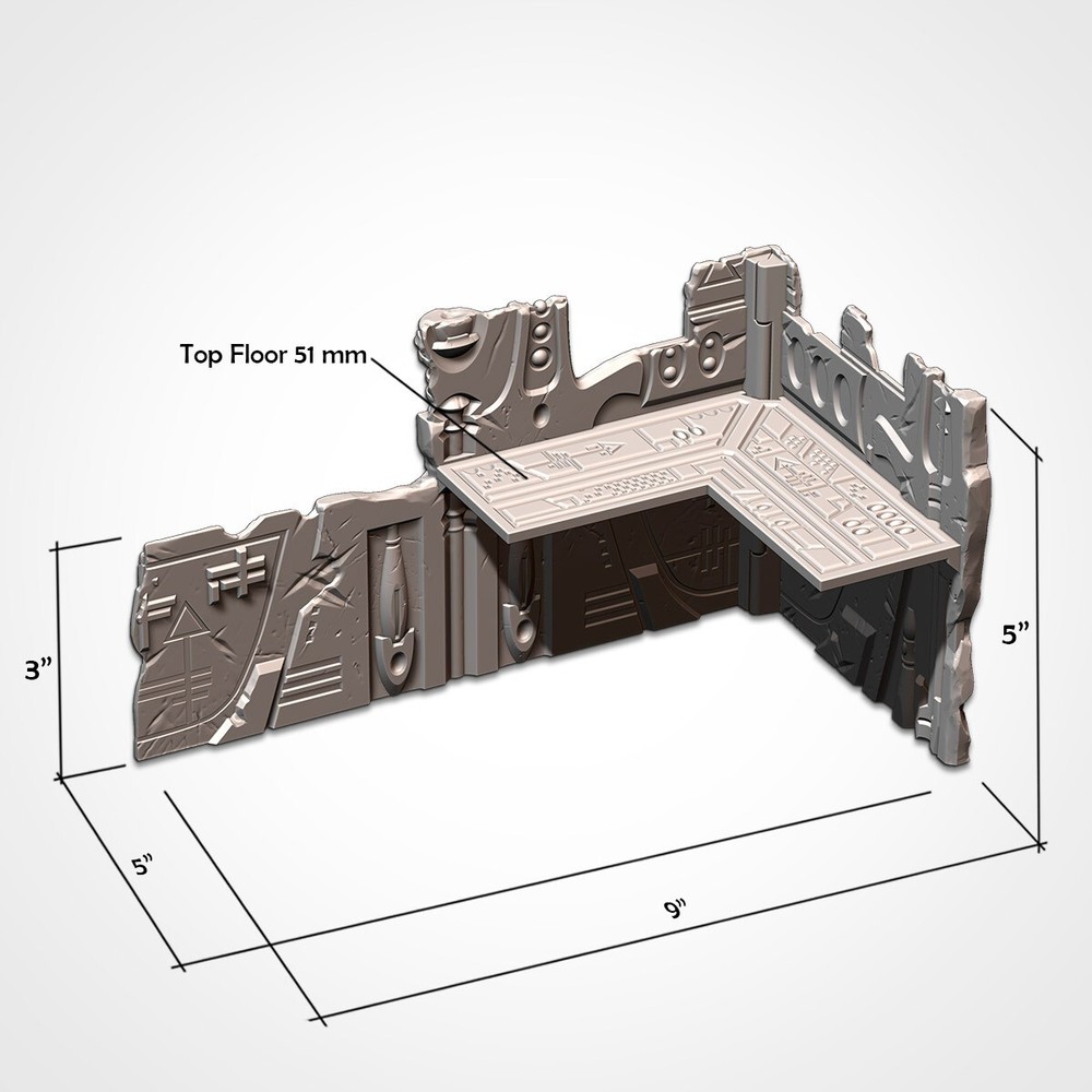 Eldar - WTC 40K Official Foldable Terrain Set (10th Edition)