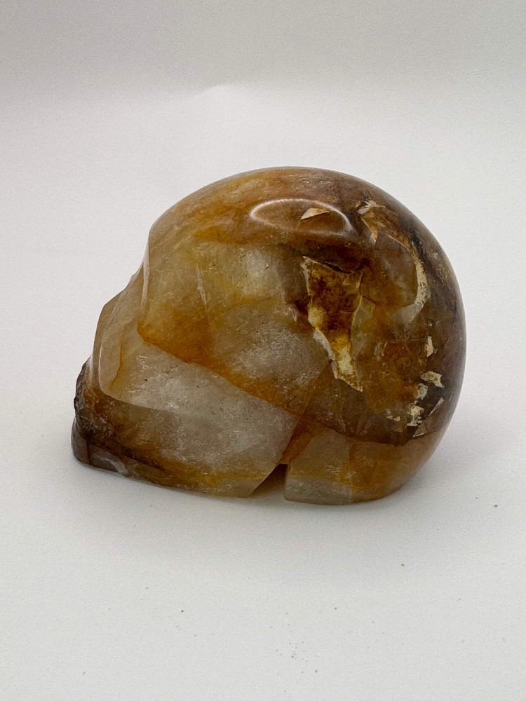 Fire quartz skull