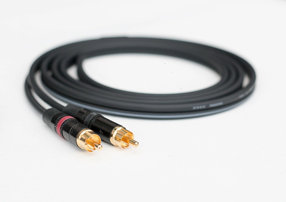Replacement RCA Cable Technics SL1200 MK2 SL1210 | Mogami HD Pro | Pair 2X