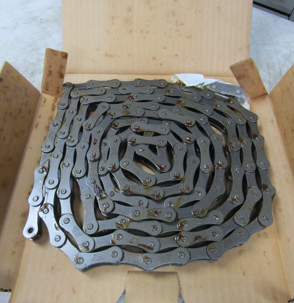 💥NEW MORSE 10' RIVETED ROLLER CHAIN 119815 2040R