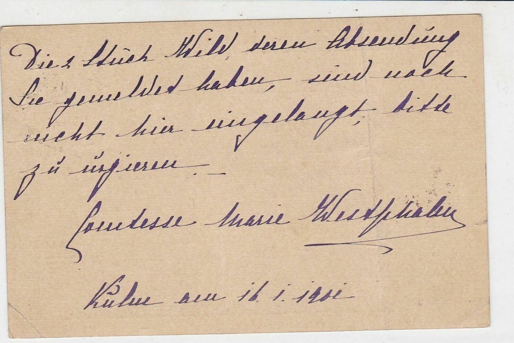 Austria 1901 Different Triple Cancels Stamps Card ref R 19483