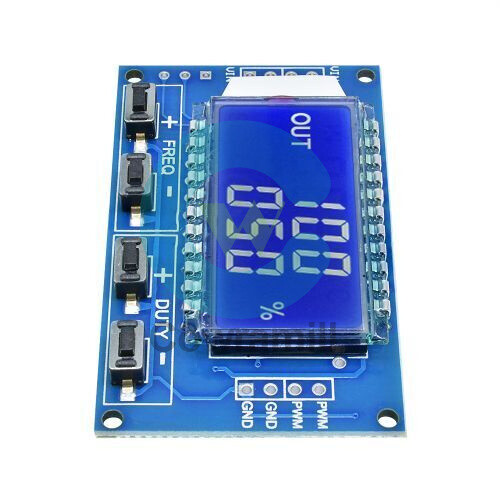 Signal Generator PWM Pulse Frequency Duty Cycle Adjustable Module LCD Display