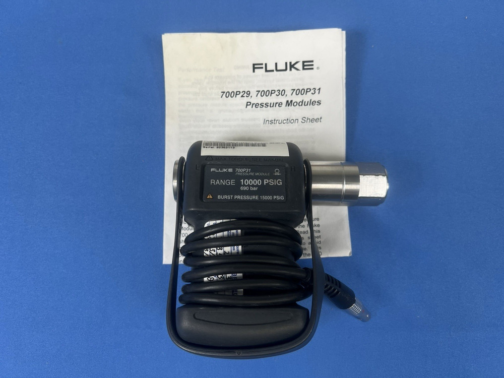 Fluke 700P31 1-10,000PSI High Pressure Module (69MPa)
