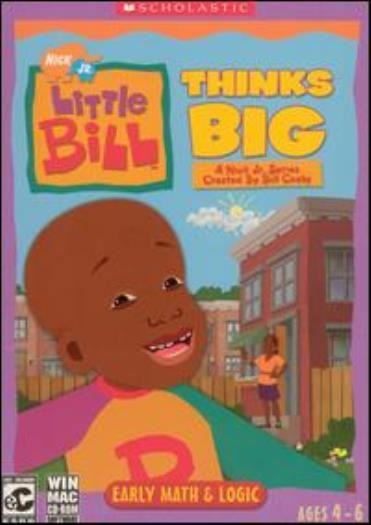 Little Bill Thinks Big PC MAC CD Nickelodeon's Nick Jr learn count numbers game!