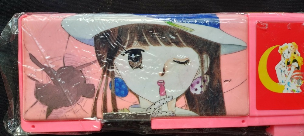 MECHANICAL PENCIL CASE w/ BUTTONS Vintage
