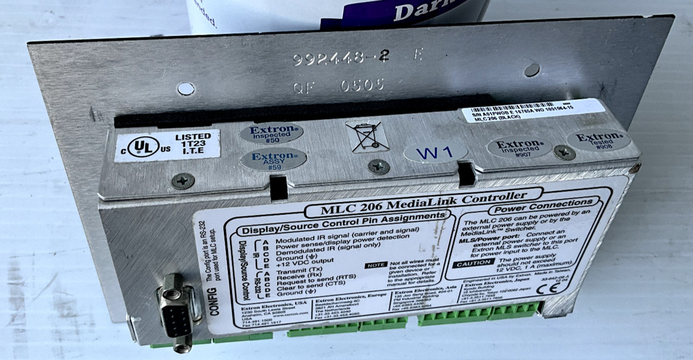 Extron MLC 206 Black Media Link Controller Free Shipping