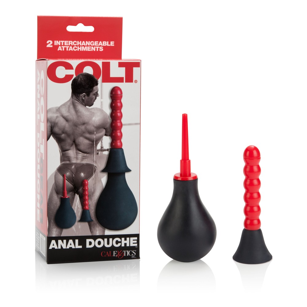 Colt Anal Douche Enema Prep Beginner Kit Dual Tips