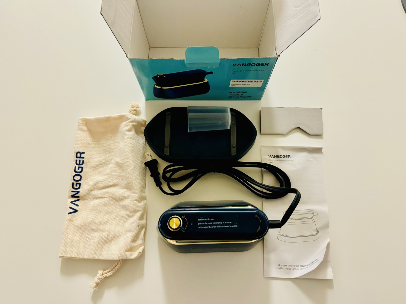 2 in 1 travel iron handheld steamer